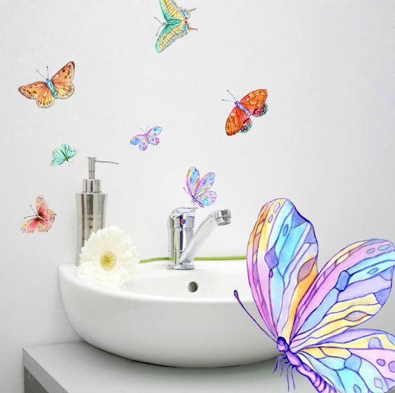 butterfly blessings bathroom set