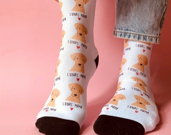 Personalised Dog Socks / Dog Mum / Dog Dad / Mother's Day from the dog /Father's Day from the dog