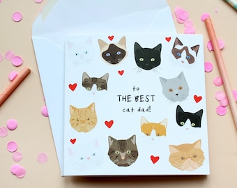Cat Mum or Dad Card: Mother's or Father's Day