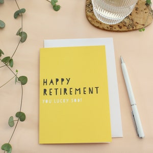 Bonne retraite drôle, carte Wordy
