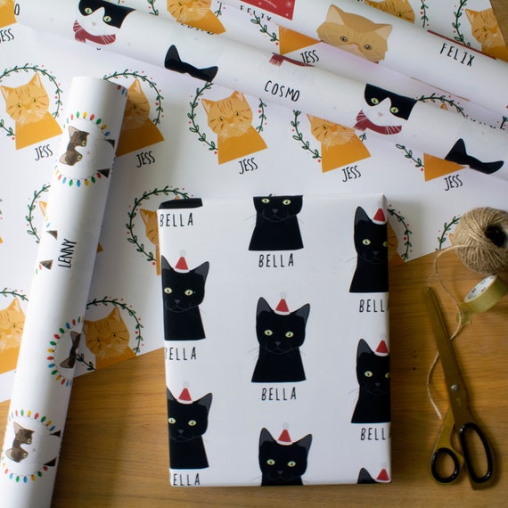 Cat wrapping paper new arrivals