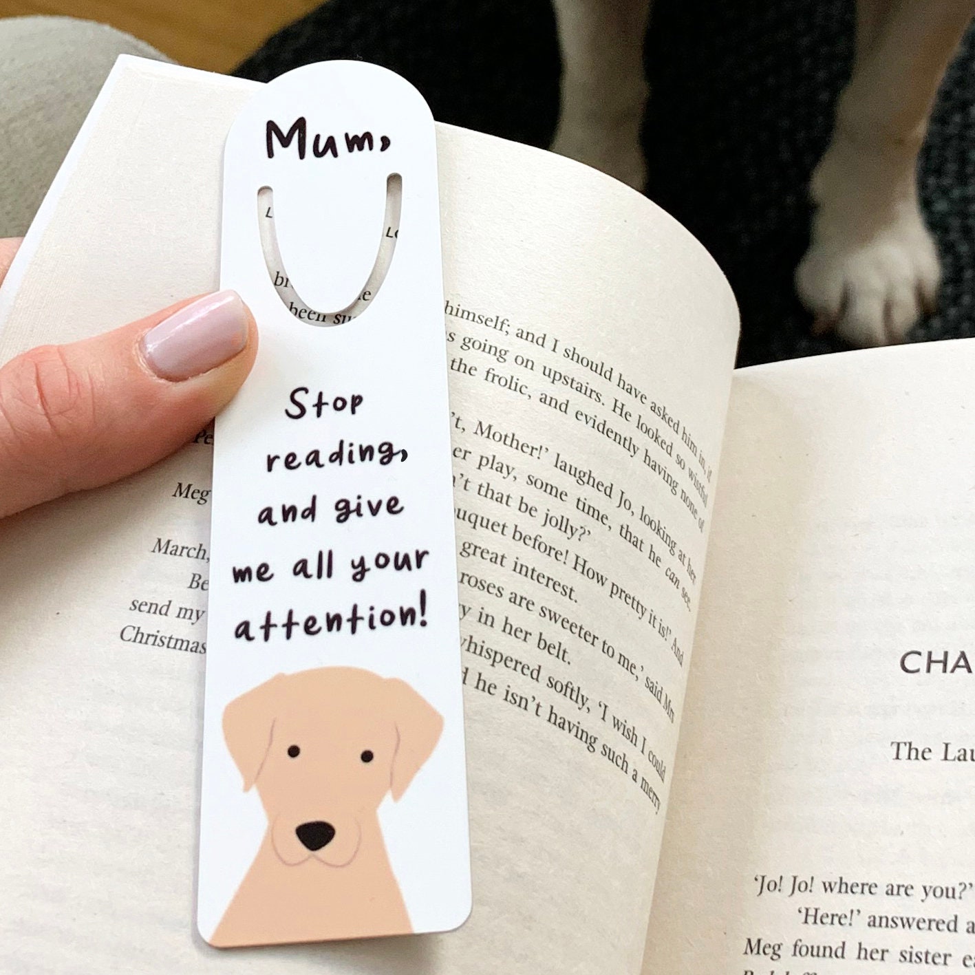 Personalised Dog Bookmark Etsy