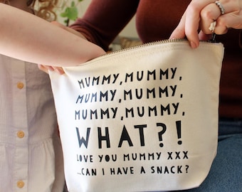 Funny Mummy Snack Bag  / Funny Mother's Day Gift / For Children and Toddlers