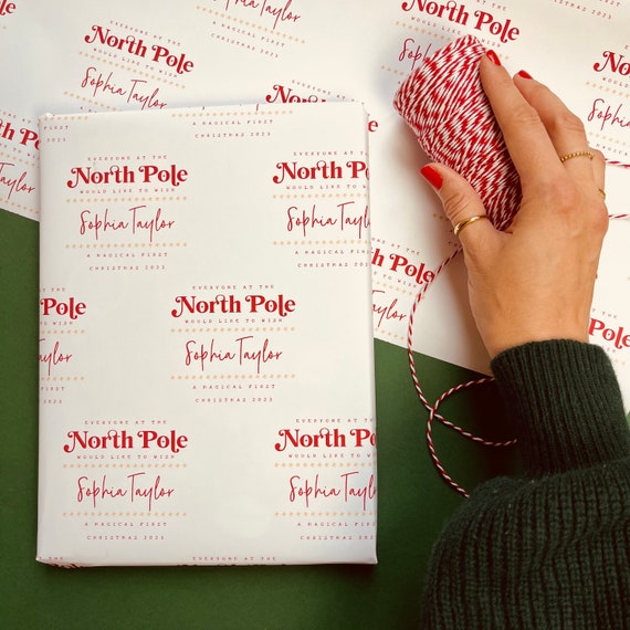 North Pole Wrapping Sheets