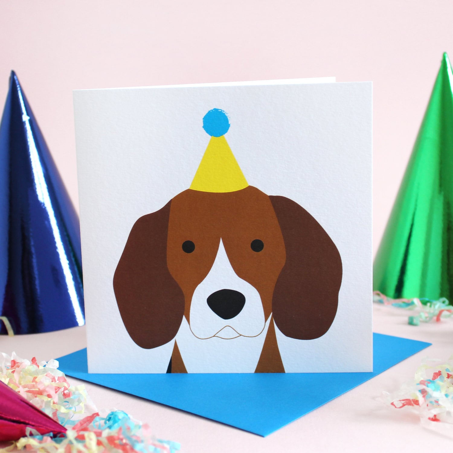 Beagle Birthday Dog Card - Etsy