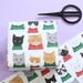 Christmas cat wrapping paper, christmas jumper 