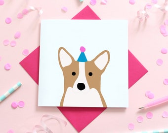 Corgi Birthday Card