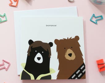Bromance Card: Film Lover Birthday Card