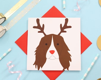 Christmas springer spaniel