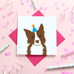 Border Collie Birthday Card image 3