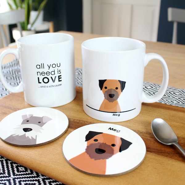 Personalised Dog Mug / All you need is love and a Dog Mug