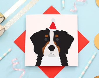 Bernese mountain dog card