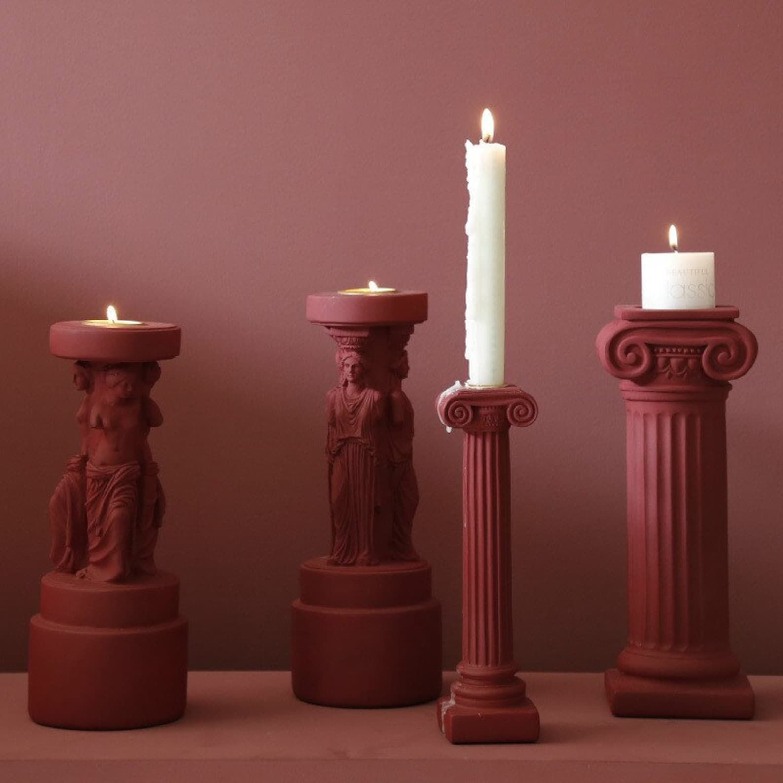 Vintage Roman Column Style Candle Holder / 8 Styles / Home Etsy