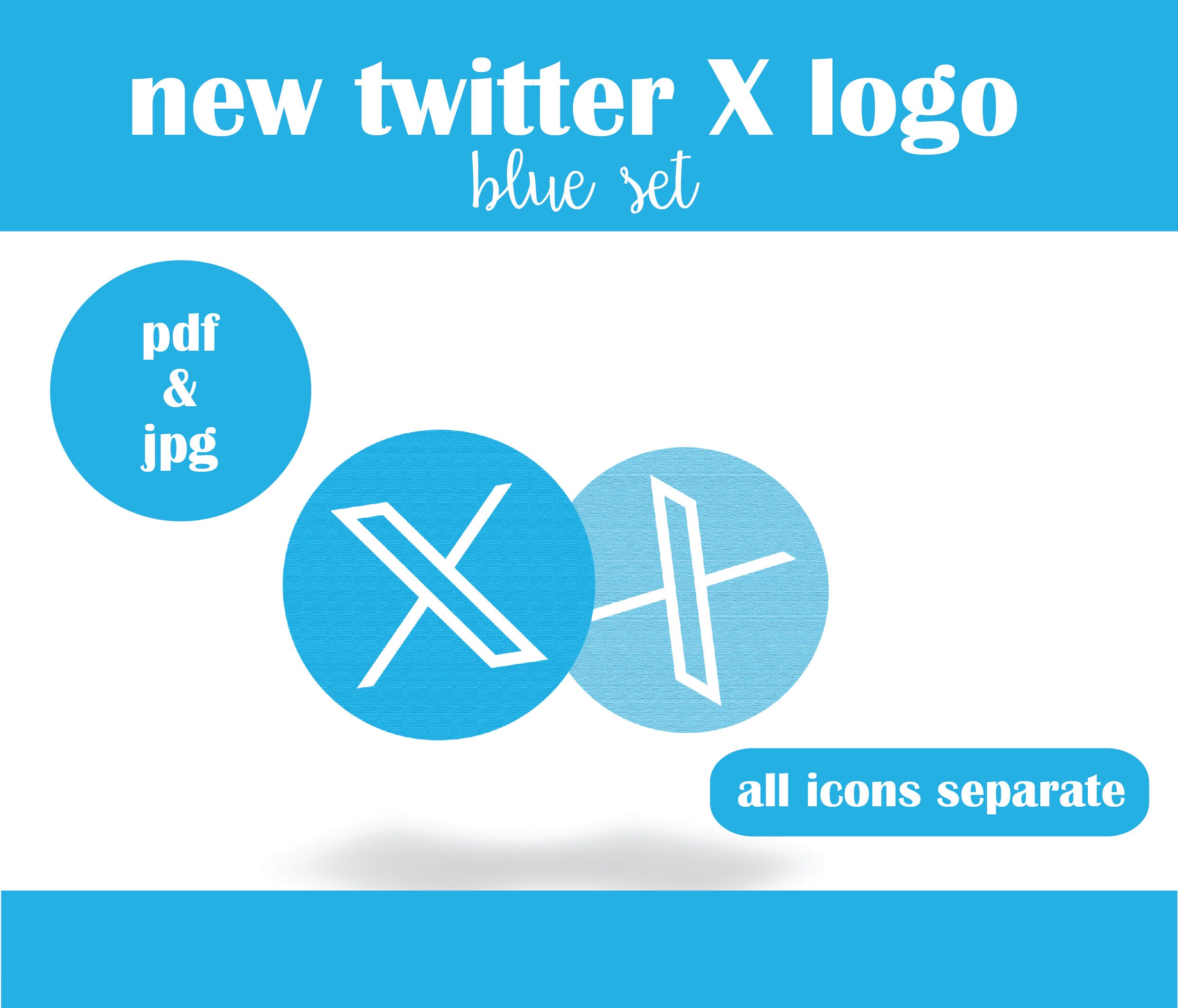 Twitter new logo set . Twitter icons. Twitter X logo Vector. High  resolution twitter X app icon . Round shape flat and line style logos  31756914 Vector Art at Vecteezy