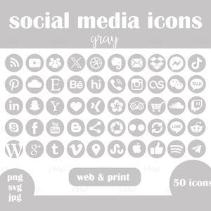 New Twitter X Logo Digital Download Round Icons in Black and White Color Twitter  X Logo for Web and Print 