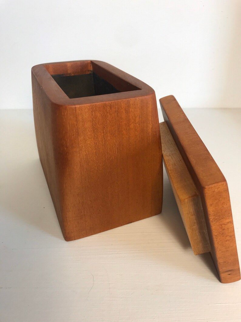 New Home Decorative Wood Box With Lid Housewarming Gift 5th Anniversary Wood Paper Clip holder Christmas Gift for Her Jewelry Storage