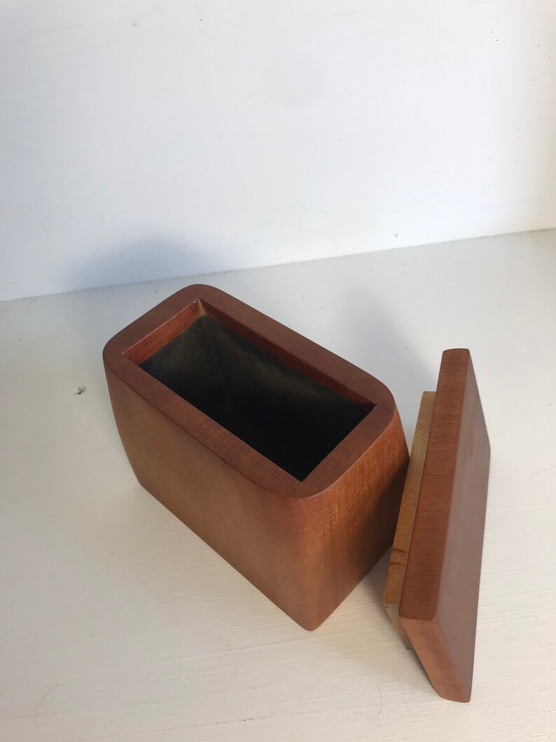 New Home Decorative Wood Box With Lid Housewarming Gift 5th Anniversary Wood Paper Clip holder Christmas Gift for Her Jewelry Storage