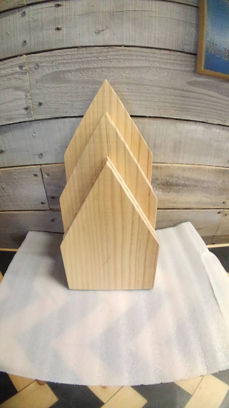 Wood House Cutout DIY Unfinished Wood House Blank for Etsy