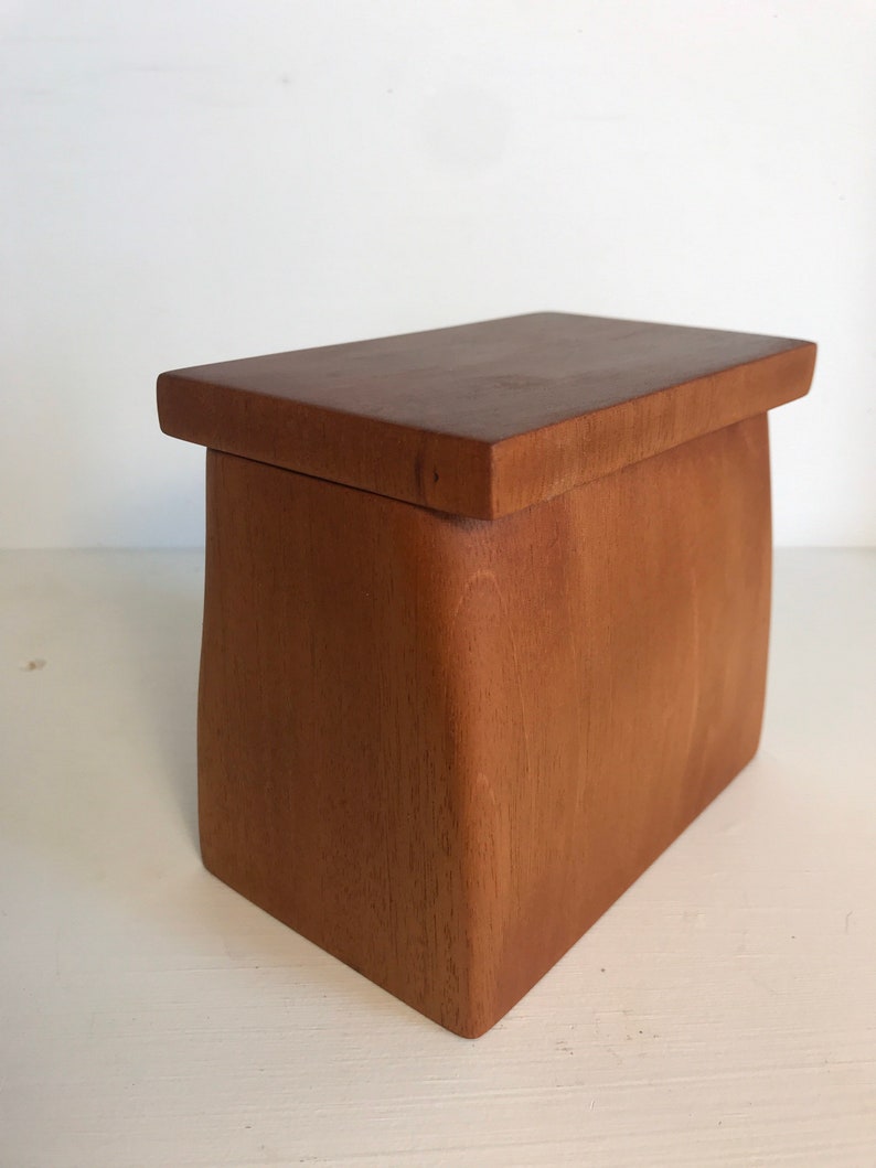 New Home Decorative Wood Box With Lid Housewarming Gift 5th Anniversary Wood Paper Clip holder Christmas Gift for Her Jewelry Storage