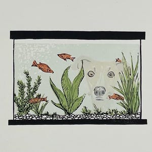 Focus III - Handmade Limited Edition Linoprint