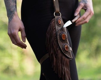 READY TO SHIP - Rabbit’s path + HanaHonua Sequoia Leather collaboration