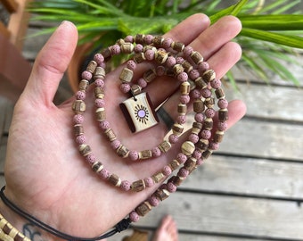 Handmade earthy bellychain - belly necklace, stomach necklace, stomach bracelet - natural bellychain