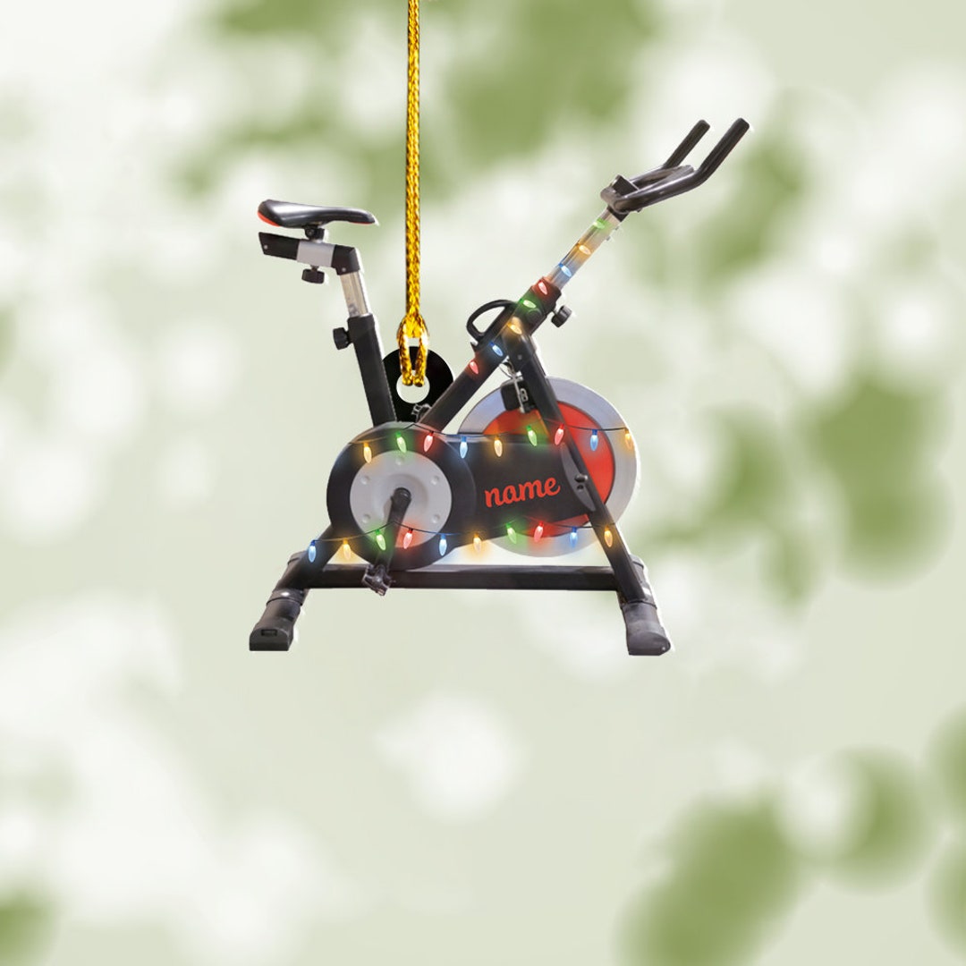 Exercise Bike Christmas Light Ornament Christmas Tree Decor Etsy