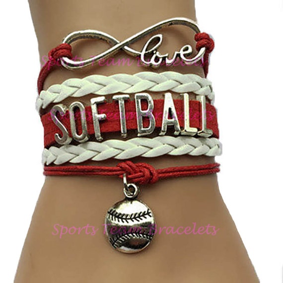 Softball Team Gift Handmade Wrap Bracelet Friendship Etsy