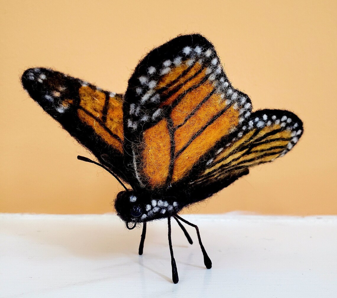 AVAILABLE NOW Needle Felted Monarch Butterfly Collectable Etsy