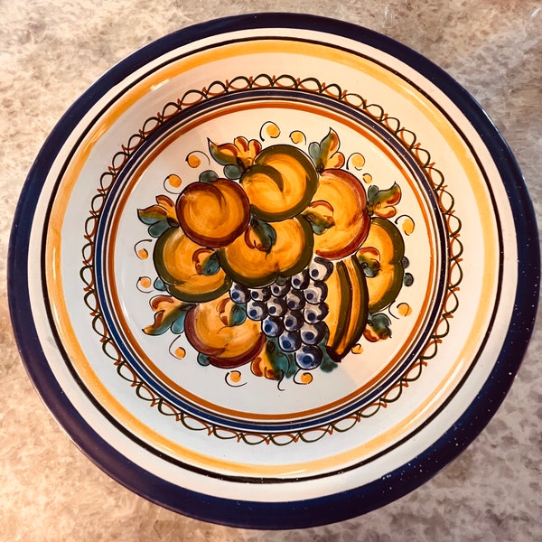 Spanish Ceramic Fruit Bowl, ALL hand made