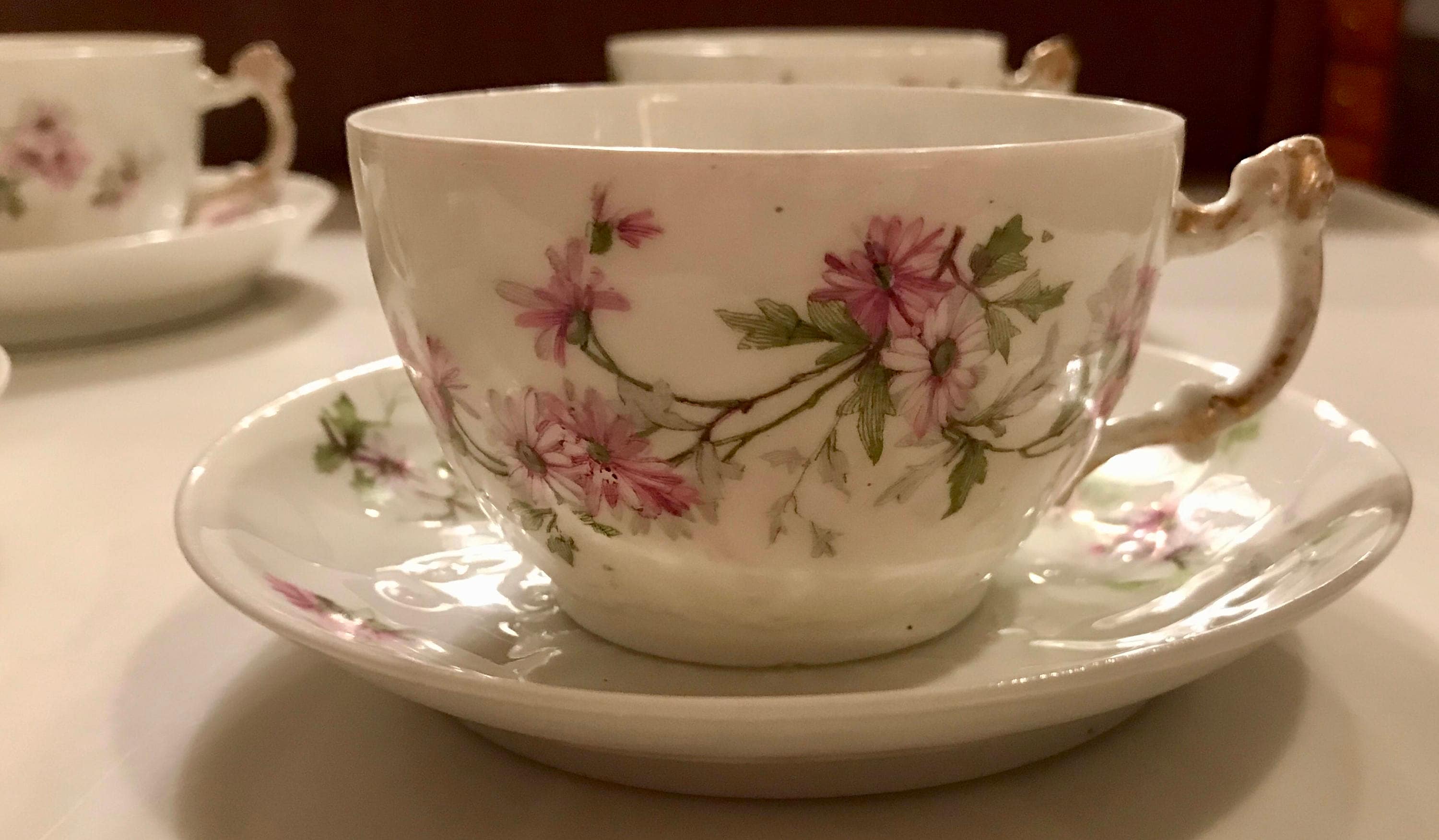 Tea Service for Four With Elegant Creamer - Etsy