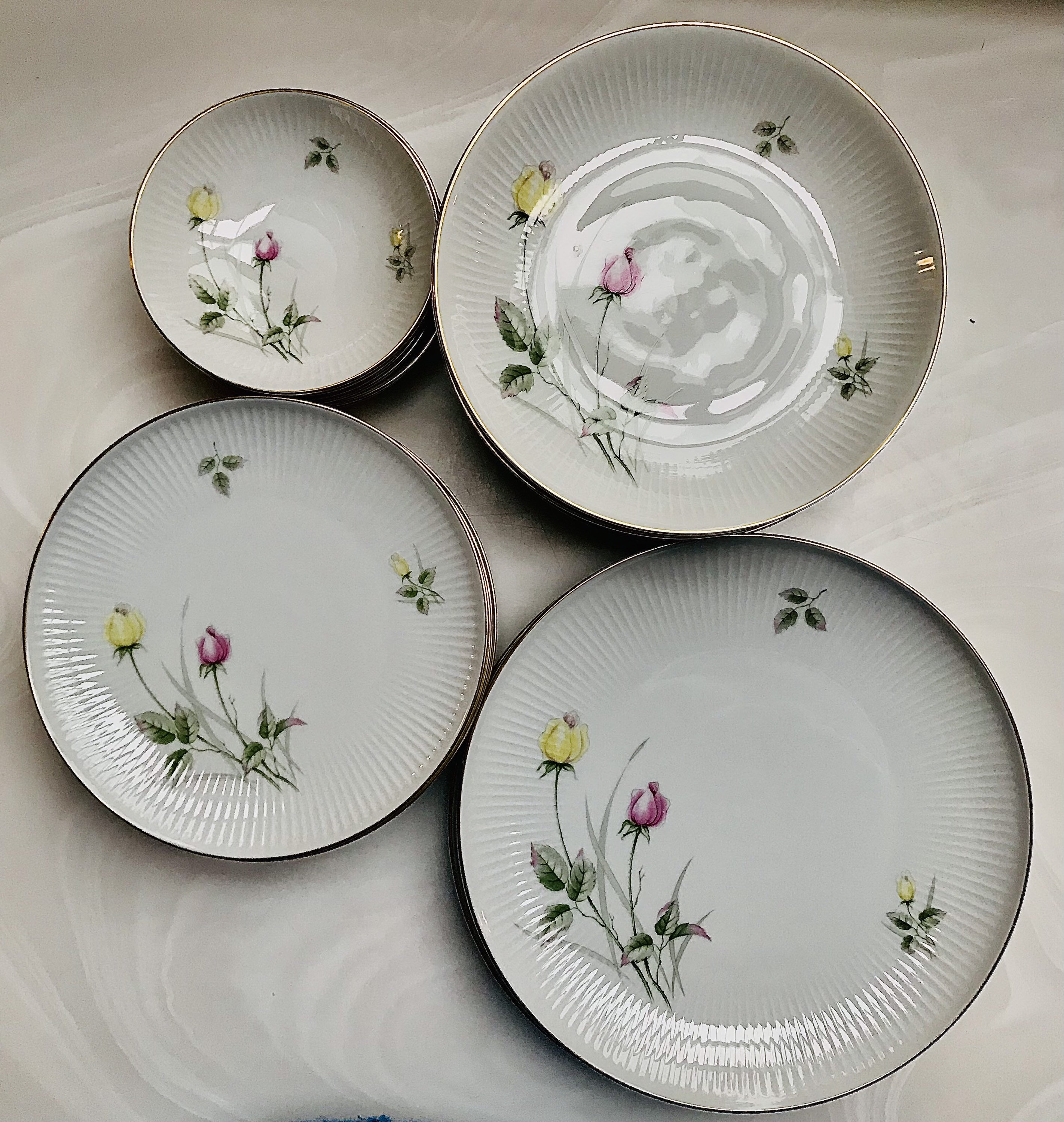 T Thomas Porcelain China From Germany Circa 1959, Pattern