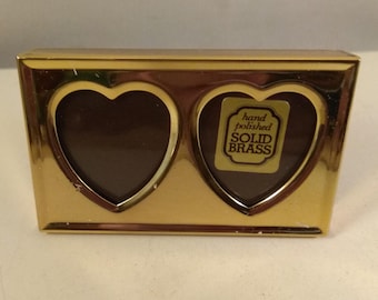 Vintage solid brass frame, classic