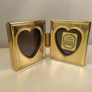Vintage solid brass frame, classic