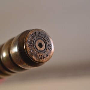 Vintage vase hand made MK 4 20mm bullet image 3