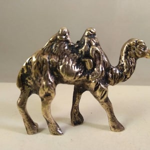 Vintage brass camel,animal figurine,miniature