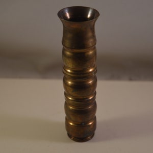 Vintage vase hand made MK 4 20mm bullet image 1