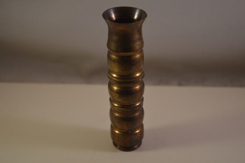 Vintage vase hand made MK 4 20mm bullet image 1