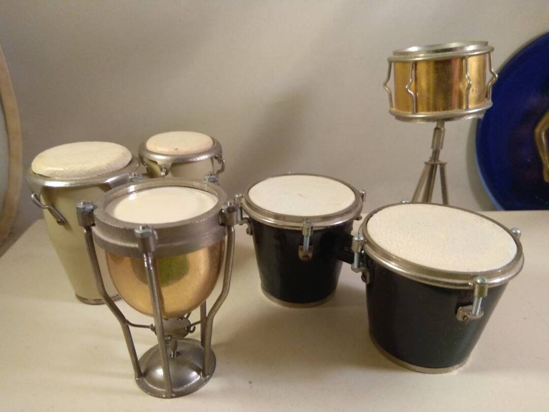 Dollhouse Drums, Percussion Miniature Instrument,music Collections ...1 ...