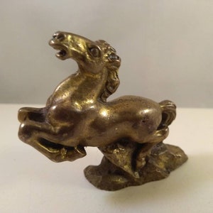 Vintage brass  horse,miniature