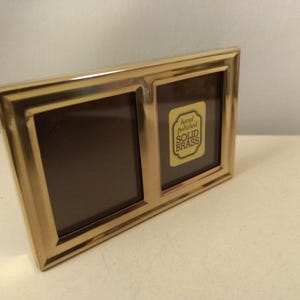 Vintage solid brass frame, classic