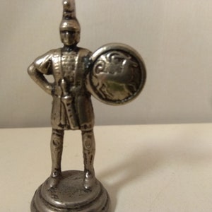 Vintage miniature  metal figure,statue,Roman soldier