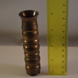 Vintage vase hand made MK 4 20mm bullet image 2