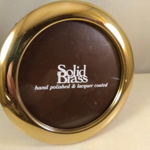 Vintage solid brass frame, classic