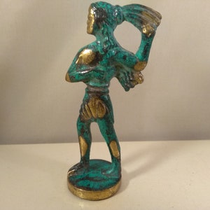 Lily prince, statue,solid brass