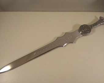 Vintage Metall,Brieföffner,Schwert..lang,