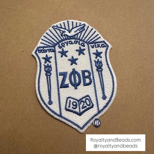 Zeta Phi Beta patch