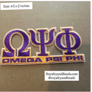 Omega Psi Phi patch