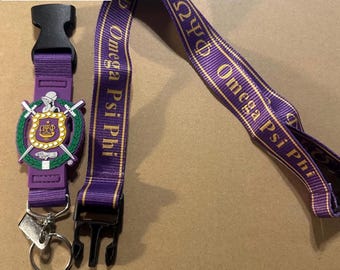 Omega Psi Phi lanyard