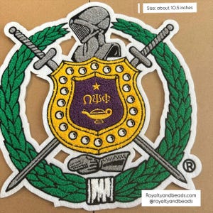 Omega Psi Phi patch (BIG)